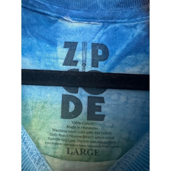 The Rolling Stones Zip Code Concert Tour Rainbow Tie-Dye Tee Shirt - Large - Picture 3 of 4